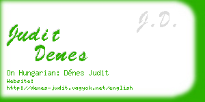 judit denes business card